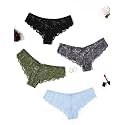 Avidlove Womens Underwear Lace Cheeky Panties Sexy Hipster Bikini Lingerie