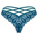Avidlove Womens Underwear Lace Thongs Cheeky Panties with Criss Cross Back