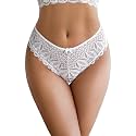 Avidlove Womens Underwear Lace Thongs Cheeky Panties with Criss Cross Back