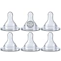 Avima Nipples for Preemie Bottles, Extra Slow Flow (Pack of 6)