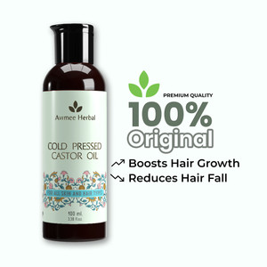 Avimee Herbal Cold-Pressed 100 Pure Castor Hair