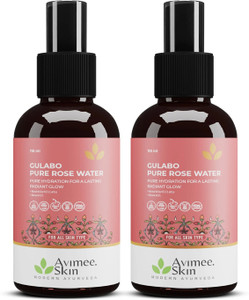 avimee herbal gulabo pure rose water  toning  in-house extraction  all skin types 2110ml men  women