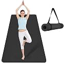 extra thick yoga mat |Thick anti-skid exercise mat | Extra thick exercise mat | 12mm thick yoga mat for women with carrying strap (Purple)