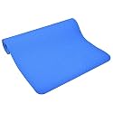 AVIRA DIGITAL MARKETING extra thick yoga mat |Thick anti-skid exercise mat | Extra thick exercise mat | 12mm thick yoga mat for women with carrying strap (Ink Blue)