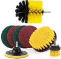 AVIRATH ENTERPRISE CB-DRILL-BRUSH-SET-8PC Wheel Brush