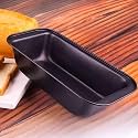 AVIROM� Microwave Oven Safe Non-Stick Carbon Steel Baking Tray for Muffin Cupcake Mini loaf Mould pan for Home Baking Tools [1 pcs | Rectangle Shape]