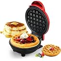Mini Waffle Maker Machine 3 In 1 Waffle Iron Home Appliances Kitchen Easy To Clean, 4 Inch, Perfect For Breakfast, Dessert, Sandwich, Pan Cakes, Other Snacks|Assorted - 350 Watts