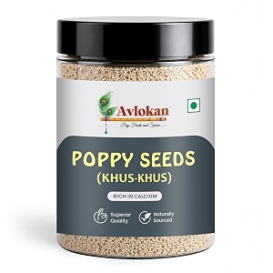 avlokan 100 natural white poppy seeds 100gm