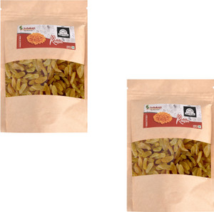 avlokan dry grapes premium seedless kishmish raisins dry fruits raisins 2 x 250 g
