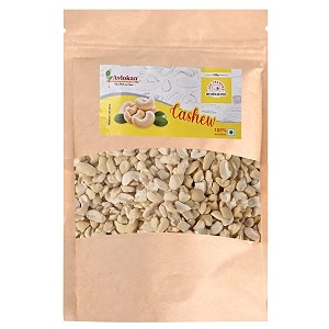 avlokan natural crunchy cashews 4 pcs nuts  high protein no gmo zero trans fat zero cholesterol