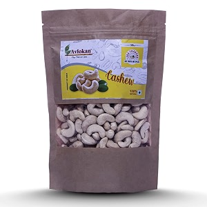 avlokan natural crunchy cashews nuts  high protein no gmo zero trans fat zero cholesterol pack of 1 x 500 g