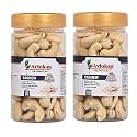 Avlokan Natural Crunchy Cashews Nuts | High Protein, No GMO, Zero Trans Fat, Zero Cholesterol (Pack of 2 x 100 g)