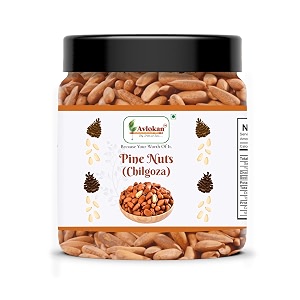 avlokan pine nuts a grade jumbo chilgoza with shell dry fruits 100gm