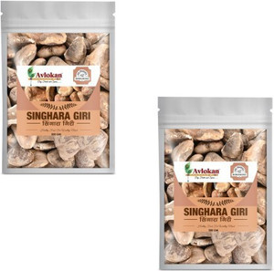 avlokan whole dry sabut singhara chestnut singhada dry fruit chestnuts 2 x 05 kg