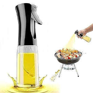 avnish oil spray bottle for cooking dosa 220 ml oil bottle mist spray vinegar olive oil sprayer mister oil dispenser bottle kitchen accessories for air fryer canola oil spritzer salad frying bbq