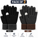 AVNOUR Woven Winter Men Women Gloves