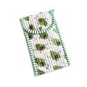 Avocado amp Green Floral Block Print Cotton