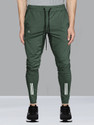 AVOLT Solid Men Dark Green Track Pants