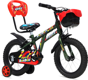 avon bonbon 16t kids cycle with training wheels and v brake for 5 to 8 years age 16 t inch hybrid cyclecity bike single speed green rigid