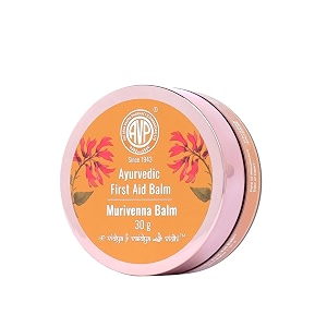 avp murivenna balm 30g ayurvedic antiseptic first aid balm for cuts wounds bruises burns amp sports injuries no burning sensation paraben amp chemical free natural herbal formula
