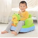 AVSHUB Baby Sofa Seat Chair New Born Kids Baby Sofa Cushion Chair Sitting Chair for Supporting Chick Shape for Babies and Kids Boys Girl Supporting Seat Playing Sofa Chair (Green Color)
