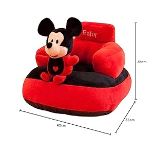 avshub born kids baby boys girls plastic sofa cushion sitting chair for supporting elephant character animal toy pink