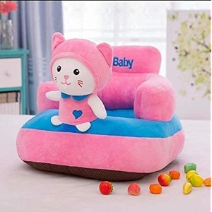 avshub cushion sofa seat chair supporting sofa seat for kids boys and girl use for baby 0 to 2 years pink kitti