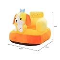 AVSHUB Soft Plush Cushion Baby Sofa Seat Or Rocking Chair for Kids | Toddlers Training Seat Sitting Sofa Chair | (Use for 0 to 2 Years) (DG Yellow)
