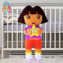 AVSHUB Soft Toy Doraa Doll Beutiful Toy for New Born Baby Soft Stuffed Spongy Soft Toy for Gift Girlfriend, Kids, Girl's Birthday (50 cm)