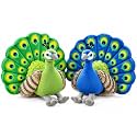 AVSHUB Soft Toy Plush Beautiful Peacock Bird