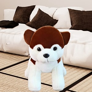 avshub soft toy pomeranian dog beutiful toy for new born baby soft and stuffed toy for gift girlfriend kids girl39s birthday 50cm