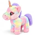 AVSHUB Standing Unicorn with Glitter Horn Rainbow