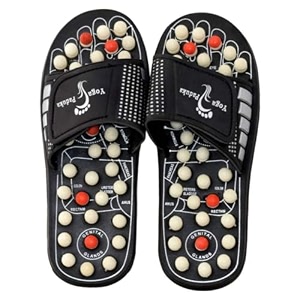 avyaan manual spring acupressure and magnetic therapy accu paduka slippers for full body blood circulation natural slippers for men and women unisex size 4 5 6 7 8 9 10 7