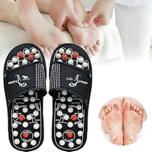 avyaan spring acupressure and magnetic therapy accu paduka slippers for full body blood circulation natural slippers for men and women unisex size 4 5 6 7 8 9 10 5