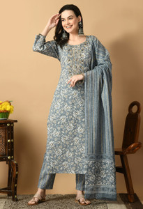 AVYCO Women Kurta Pant Dupatta Set