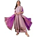 Women39s Pure Silk Printed Embroidery Kurta Palazzo