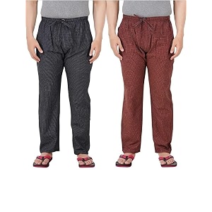 AWALA Fashion Mens Cotton Checkered Pyjama for