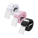 AWAYTR 3 PCS Kids Adjustable Magnetic Belts - Easy Belt for Boys and Girls