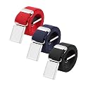 AWAYTR 3 PCS Kids Adjustable Magnetic Belts - Easy Belt for Boys and Girls