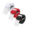 AWAYTR 3 PCS Kids Adjustable Magnetic Belts - Easy Belt for Boys and Girls