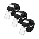 AWAYTR 3 PCS Kids Adjustable Magnetic Belts - Easy Belt for Boys and Girls