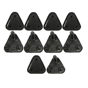 10 piece baby proof socket covers  electric socket protector child-safe switch board dummy plugs baby safety guards for home black