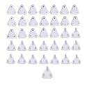 36 Piece Baby Proof Socket Covers – Electric Socket Protector, Child-Safe Switch Board Dummy Plugs, Baby Safety Guards for Home (White)
