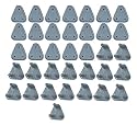 Baby Safety Electric Socket Plug Cover Guards Switchboard Dummy Socket Plug Cover Guards for Kids Protection (Pack of 6 (5Ax5, 15Ax1), Grey)