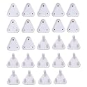 24 Piece Baby Proof Socket Covers – Electric Socket Protector, Child-Safe Switch Board Dummy Plugs, Baby Safety Guards for Home (White)