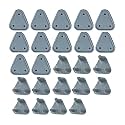 Baby Safety Electric Socket Plug Cover Guards Switchboard Dummy Socket Plug Cover Guards for Kids Protection (Pack of 6 (5Ax5, 15Ax1), Grey)
