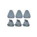 Baby Safety Electric Socket Plug Cover Guards Switchboard Dummy Socket Plug Cover Guards for Kids Protection (Pack of 6 (5Ax5, 15Ax1), Grey)