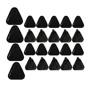 24 piece baby proof socket covers  electric socket protector child-safe switch board dummy plugs baby safety guards for home black