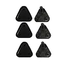 6 Piece Baby Proof Socket Covers – Electric Socket Protector, Child-Safe Switch Board Dummy Plugs, Baby Safety Guards for Home (Black)