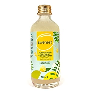 awenest plant-based natural dishwash liquid  neem amp lemon  180ml refill